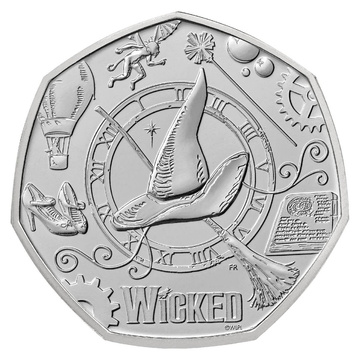 Wicked 50 Pence Kupfernickel 2026