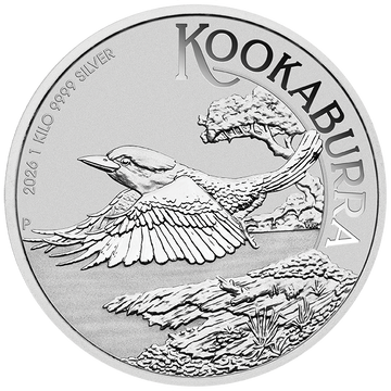 Kookaburra 1 kg Silber 2026