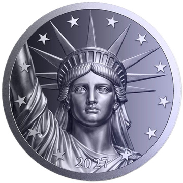 Titanmedaille Statue of Liberty 1 Unze Titan 2027