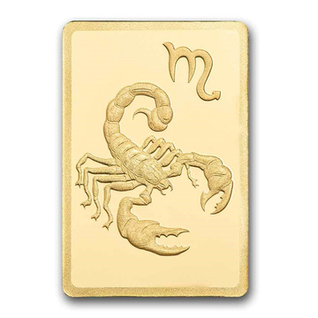 PAMP Goldbarren Zodiac: Skorpion 0,5 g