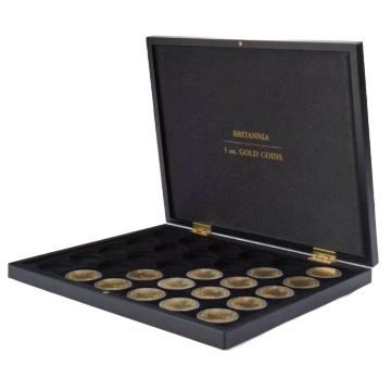 Leuchtturm - Presentation case for 30 x 1oz Britannia in capsules Empty