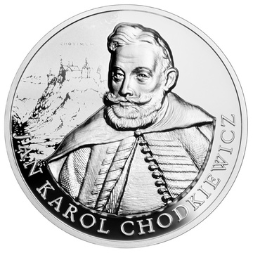 Hetmane der Polnisch-Litauischen Gemeinschaft - Jan Karol Chodkiewicz 10 zł Silber 2025 Proof High Relief Etui/Folder