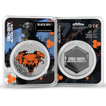 Call of Duty Black Ops 7 koloriert 1 oz Silber 2025 Proof