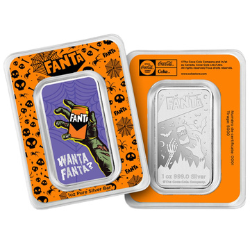 Silberbarren Fanta - Halloween koloriert 1 Unze Silber 2026