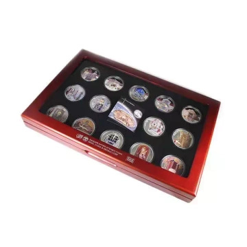 Via Dolorosa - 14 Coloured Coin Set 1 oz Silber 2016 Prooflike