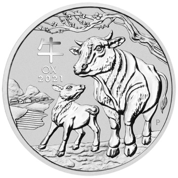 Lunar III: Jahr des Ochsen 2 oz Silber 2021
