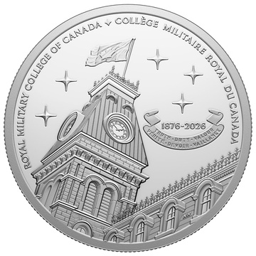 Silbermünze 150. Jahrestag des Royal Military College of Canada 1 Unze Silber 2026 Proof