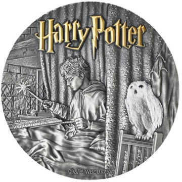 Niue: Harry Potter und der Gefangene von Askaban 200 g Silber 2025 High Relief Antiqued Coin
