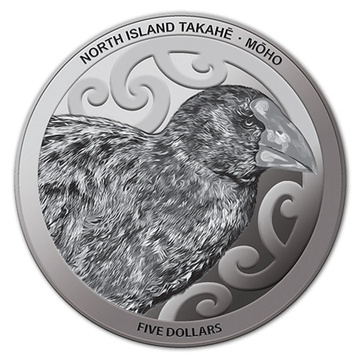 2019 New Zealand Annual Coin: North Island Takahe Silber Proof Coin