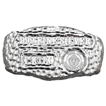 Bar Tombstone Nugget 1 kg Silber