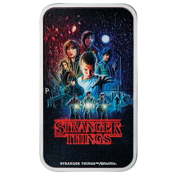 Stranger Things - Season 1 coloriert 1 Unze Silber 2026 Proof