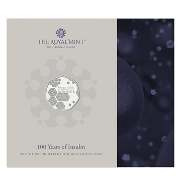 100 Years of Insulin 8 gram Cupro-Nickel 2021