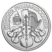 Vienna Philharmonic 1 oz Silver Random Year (Milk Spot)