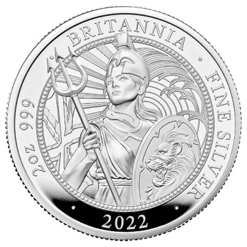 Britannia 2 oz Silver 2022 Proof 