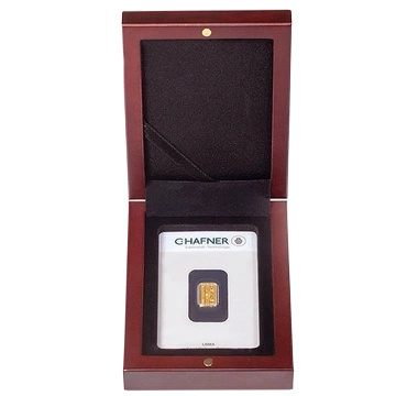 Leuchtturm - VOLTERRA presentation for gold bar in blister packaging