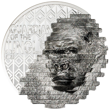 Cook Islands: Reconstruction Gorilla 2 oz Silber 2025 Proof 