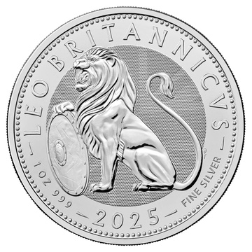 The British Lion 1 Unze Silber 2025