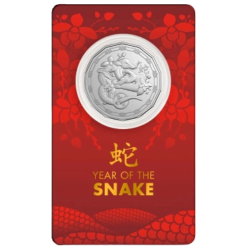 RAM: Lunar - Year of the Snake Copper-Nickel 2025 Tetradecagon Coin