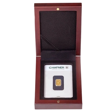 Leuchtturm - VOLTERRA presentation for gold bar in blister packaging