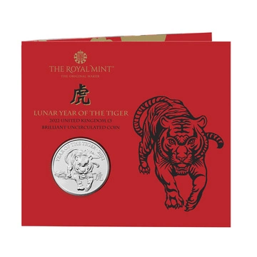 Lunar: Year of the Tiger 28,28 gram Cupro-Nickel 2022 