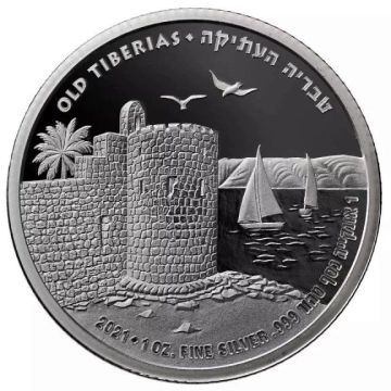 Old Tiberias 1 oz Silver 2021 Prooflike