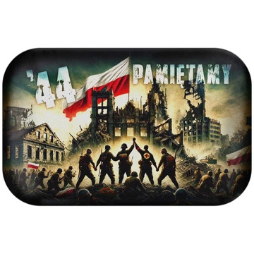 Warschauer Aufstand "'44 We Remember" farbig 2 oz Silber 2024 Antik Finish Barren