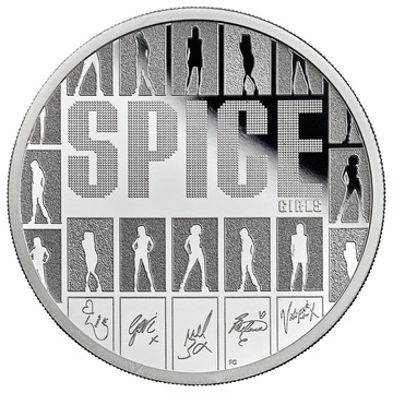 Silbermünze Spice Girls 2 Unzen Silber 2026 Proof