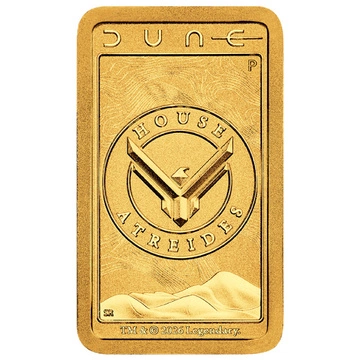Goldbarren Dune - House Atreides 1 g Gold 2026