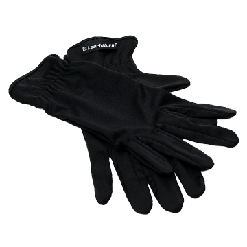 Leuchtturm - Coin gloves made of microfibre M (black)