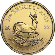 Krugerrand 1/4 oz Gold  2022