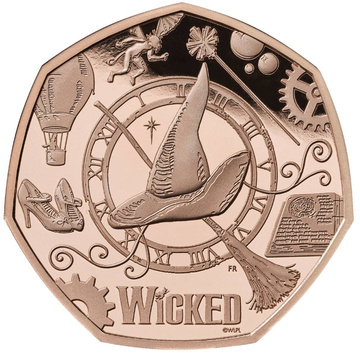 Wicked 50p Gold 2026 Proof