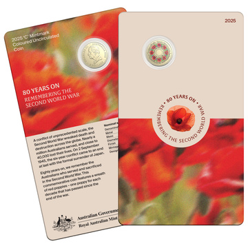 80 Years On: Remembering the Second World War $2 Bronze 2025 "C" Mintmark