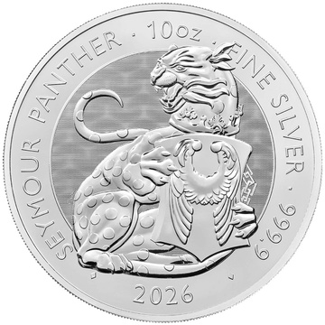 The Royal Tudor Beasts: Seymour Panther Silver Coin 10 oz 2026