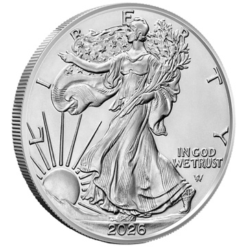 Literal: American Eagle 1 ounce of silver 2026
Common coin term: American Silver Eagle 1 oz (2026)