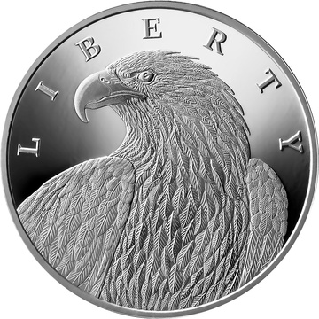 Silver Medal Liberty Eagle - United Crypto States 1 oz Silver 2023 Proof with hologram