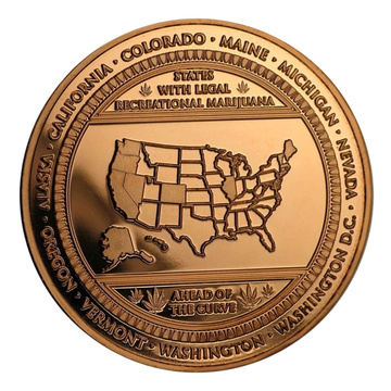 Cannabis Map 1 ounce of copper.