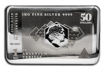 Niue: Silver Note Coinbar 1000 gram Silver 2022