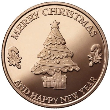 Christmas tree, 1 ounce of copper