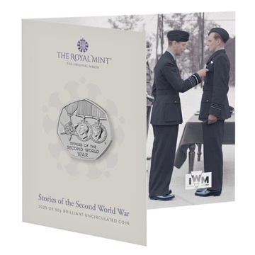 Stories of The Second World War 50p Cupro-Nickel 2025