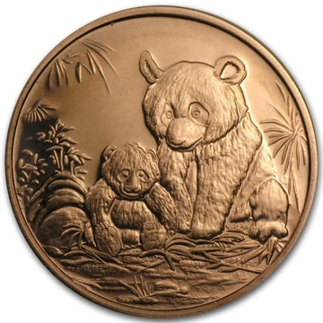 Panda 1 Ounce Copper