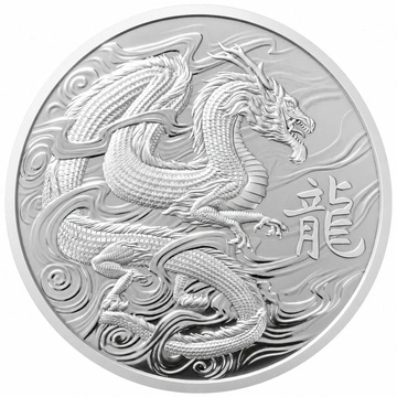 Silver Coin Lunar Dragon 1 oz Silver 2024 Proof