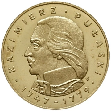 Gold Coin Kazimierz Pułaski 500 zloty 1976
