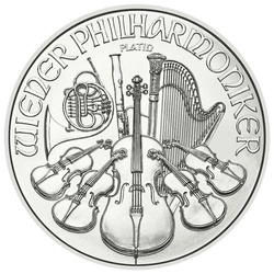Vienna Philharmonic 1 oz Platinum Various Years