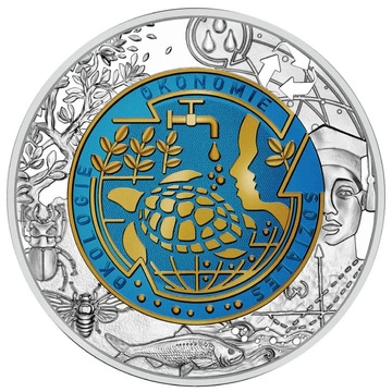 Niobium Series: Global Heating colored 25 Euro Silver 2023