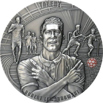 Niue Talent – Robert Lewandowski Road to Dreams 32.15 oz Silver 2022 High Relief