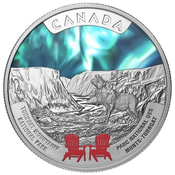 Canada’s National Parks – Torngat Mountains National Park, colored, 1 oz Silver, 2026, Proof