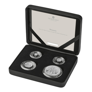 Britannia Four-Coin Silver Set 2025 Reverse Frosted