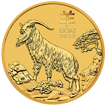 Australian Perth Mint Lunar III Year of the Goat 10 oz Gold 2027