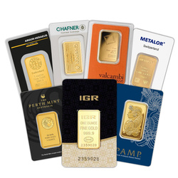 1 oz Gold Bar – Certified Producer