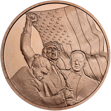 Trump Fist Pump 1 ounce of copper